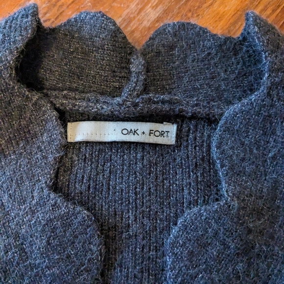 Oak And Fort Gray Sweater Dress Size M - Picture 5 of 8